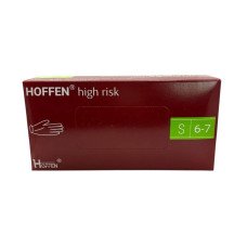 Рукавички латексні HOFFEN S сині
