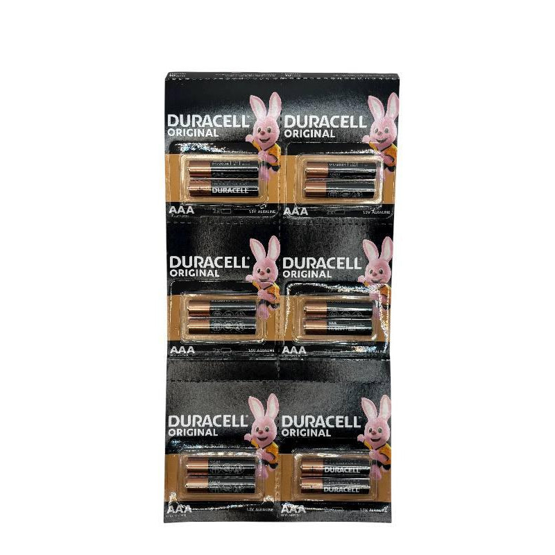 Батарейки Duracell Original LR03 AAA блістер 12 шт. 4269