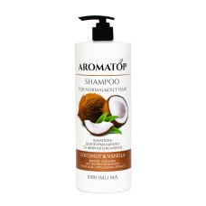 Шампунь для нормального та жирного волосся Aromatop Кокос-Ваніль 1 л 0444
