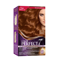 Крем-фарба для волосся Wella Color Perfect 6/74 Бурштиновий темно-русявий 135 мл 8345