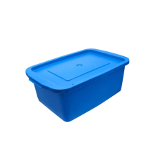 Ящик 10 л із кришкою кольоровий ЮНІПЛАСТ