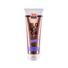 Маска тонуюча, бальзам Jee cosmetics для освітленого волосся, нейтралізуття проти жовтизни димчасте срібло 250 мл
