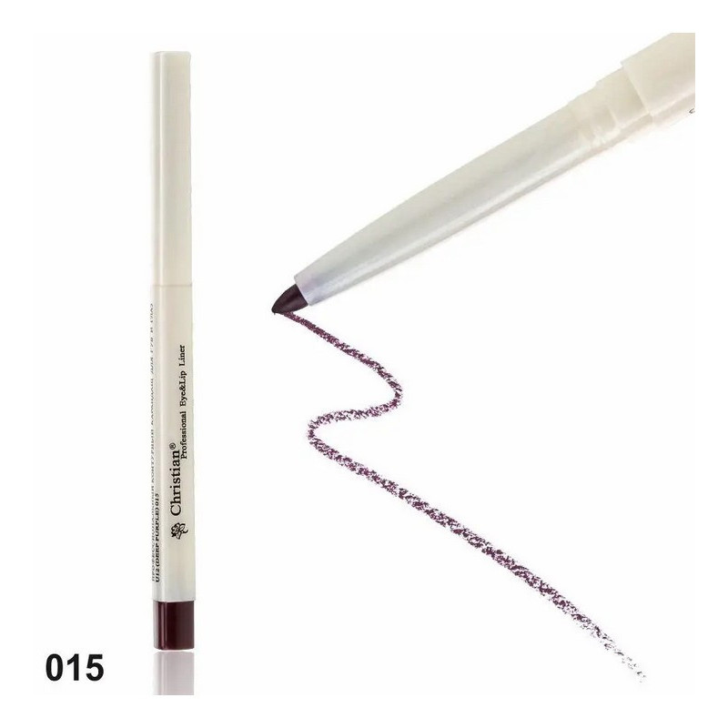 Олівець для губ та очей 015. Christian U-12 deep purple