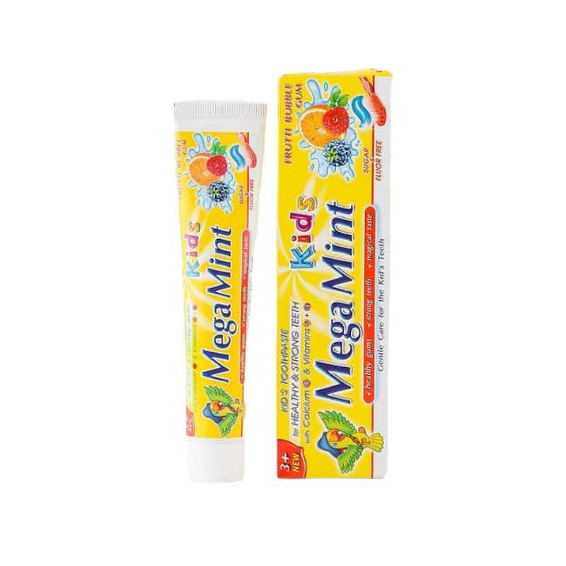 Зубна паста Mega Mint KIDS Frutti Bubble Gum 50 мл.