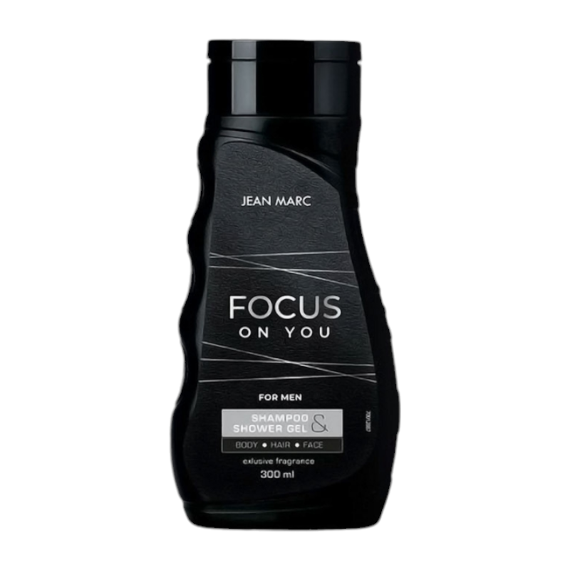 Парфумований гель-шампунь для душу Jean Marc Focus on You Чоловічий 300 мл.