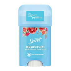 Дезодорант-антиперспірант жіночий Secret Rosewater Scent кремовий стик 40 мл 9510
