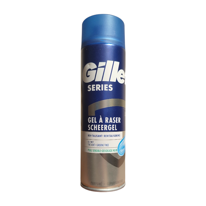 Гель для гоління Gillette Зволожувальний, зелений чай 200 мл. 9559