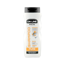 Шампунь On Line Men Pure проти лупи чоловічий (золотистий) 400 мл. 5030