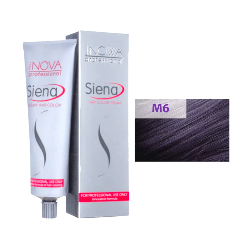 Фарба професійна "Siena" M/6 Фіолетовий 60 мл. 5907