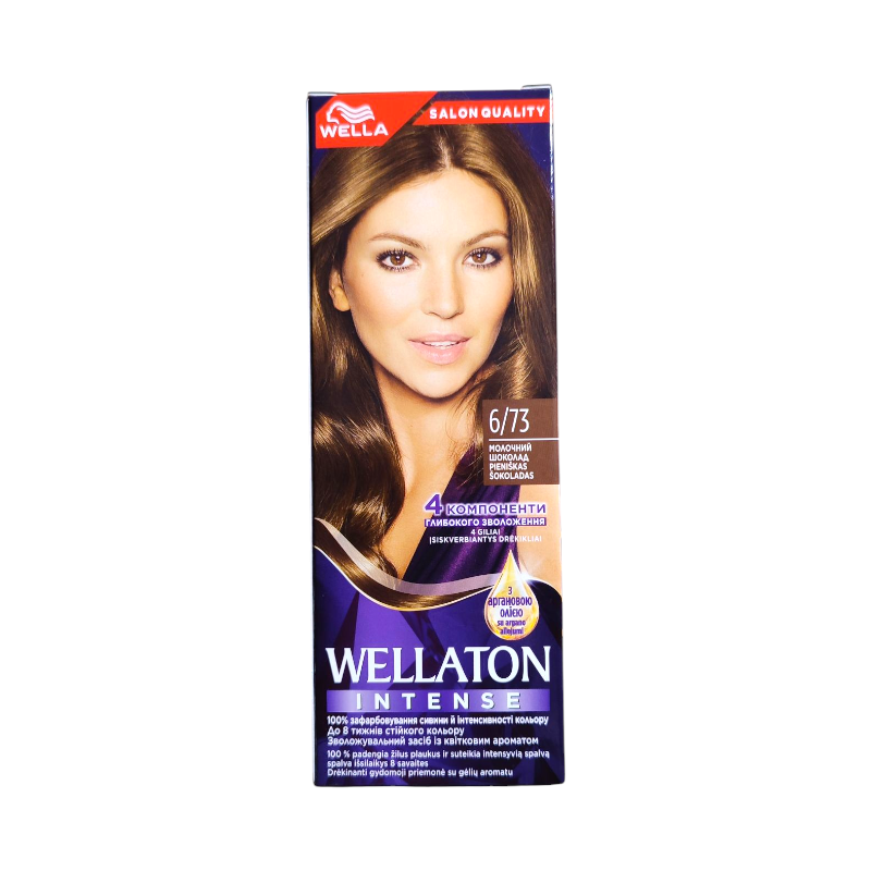 Крем-фарба для волосся Wellaton Intense 6/73 Молочний шоколад 110 мл.