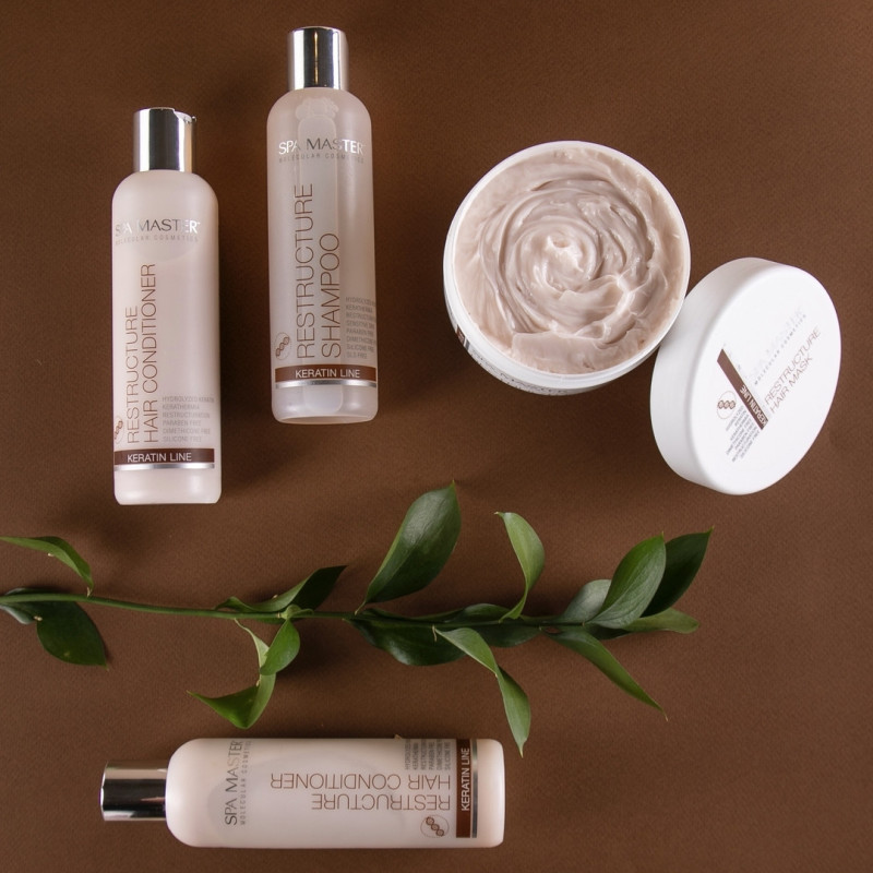 Крем Spa Master Prof KERATIN LINE реструктуруючий термальний 131 SM 200 мл.