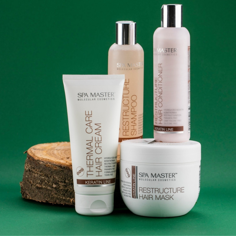 Крем Spa Master Prof KERATIN LINE реструктуруючий термальний 131 SM 200 мл.