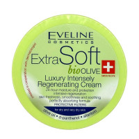 Крем для обличчя та тіла EVELINE EXTRA SOFT bio ОЛИВКИ інтенсивно відновлювальний для сухої шкіри 200 мл 8105