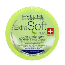 Крем для обличчя та тіла EVELINE EXTRA SOFT bio ОЛИВКИ інтенсивно відновлювальний для сухої шкіри 200 мл 8105