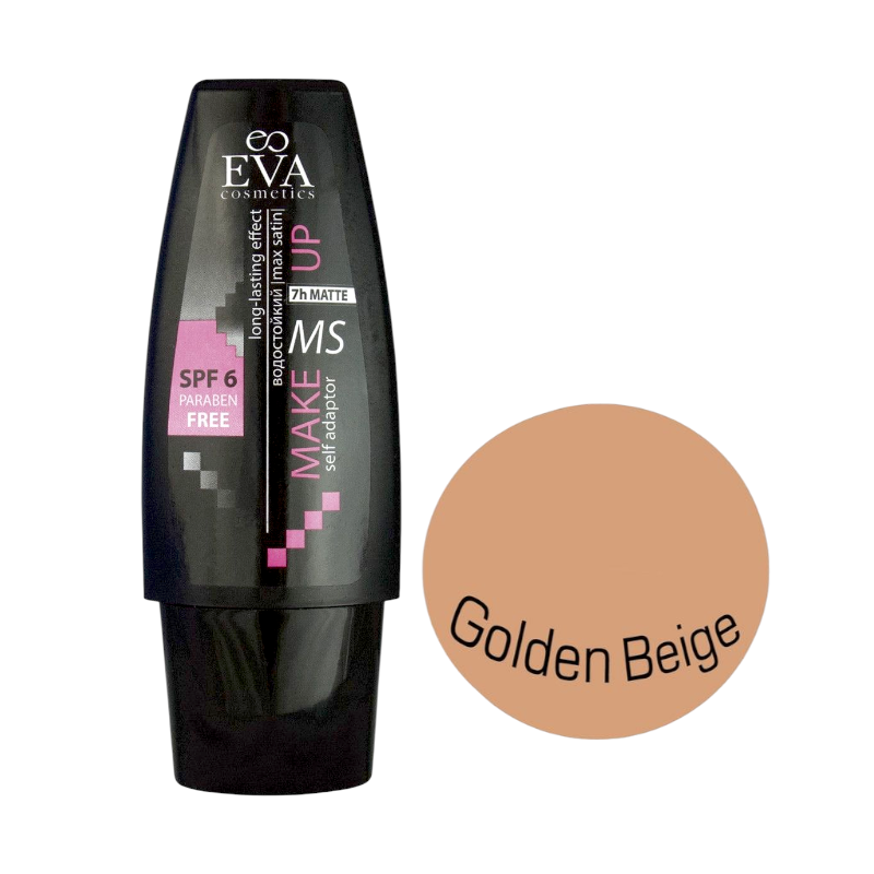 Крем тональный Eva Cosmetics MAX SATIN golden biege 40 мл 0523