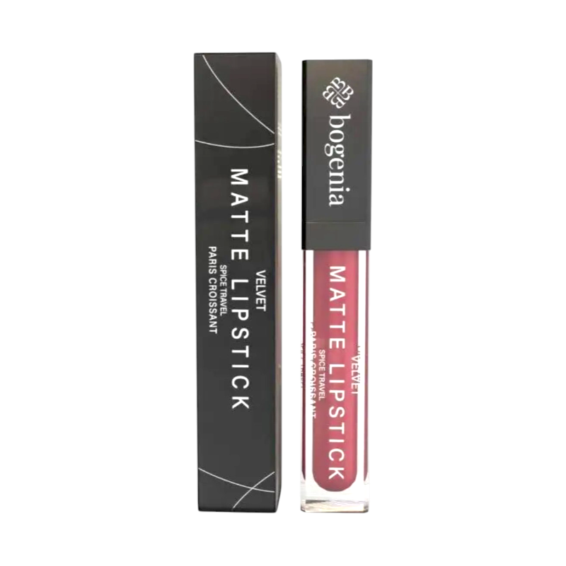 Помада рідка Bogenia BG 720 Liquid Matte Lipstick Spice Travel 011 Italiano Gelato