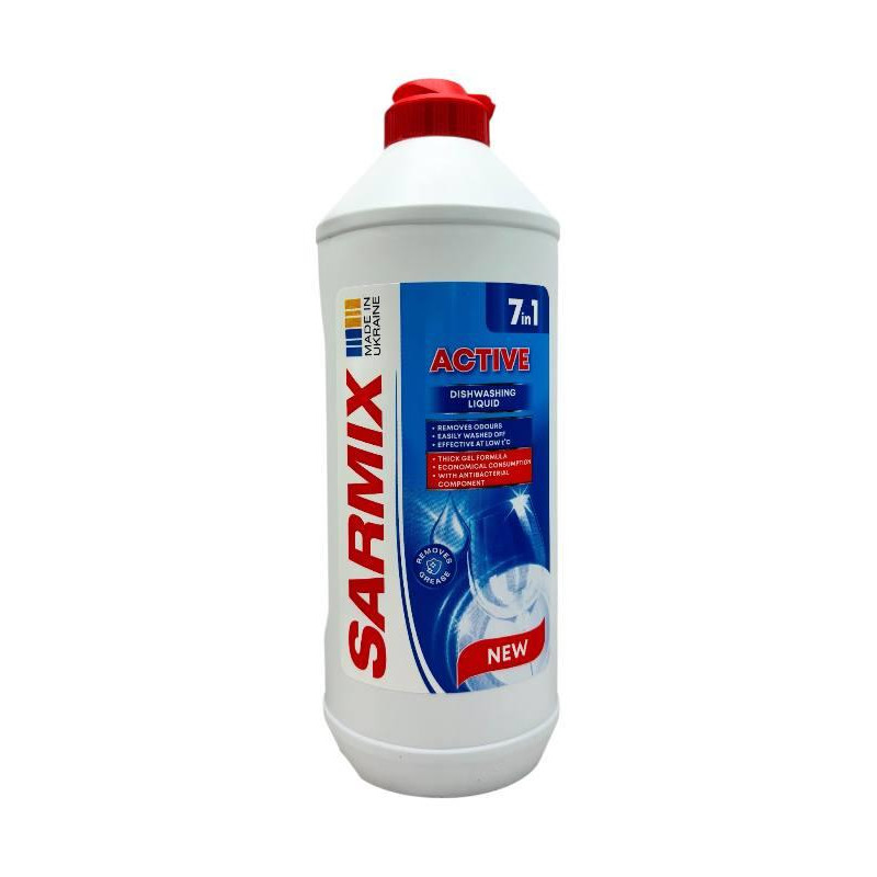 Гель для миття посуду SARMIX ACTIVE 7in1 500 мл