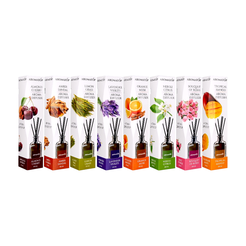 Аромадифузор AROMATOP Almond cherry Мигдаль Вишня 100 мл 0543