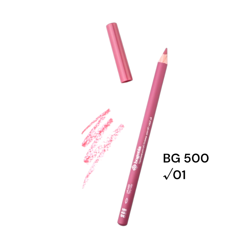 Олівець для губ Bogenia BG 500 001 Fiery Ruby