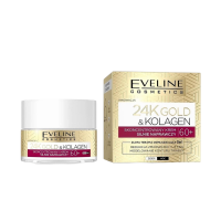 Крем для обличчя Eveline Cosmetics 24K Gold & Collagen 60+ Відновлювальний з колагеном 50 мл.