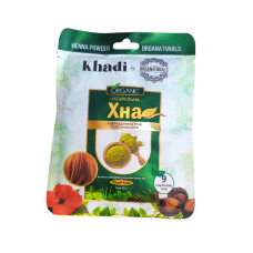 Хна Індійська фарбуюча Khadi преміум сорт з аюрведичними травами та аргановою олією 25 г