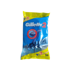 Станки для гоління Gillette 2 чоловічі 8+2 шт.