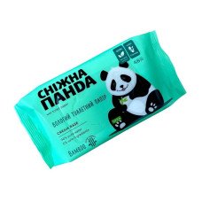 Вологий туалетний папір Сніжна Панда Bamboo Cream Base 48 шт.