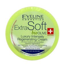 Крем для обличчя та тіла EVELINE EXTRA SOFT bio ОЛИВКИ інтенсивно відновлювальний для сухої шкіри 200 мл 8105