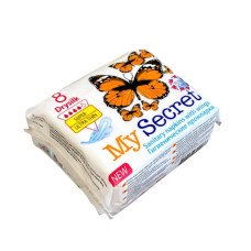 Прокладки гігієнічні My Secret Drysilk Super 4 краплі 8 шт.