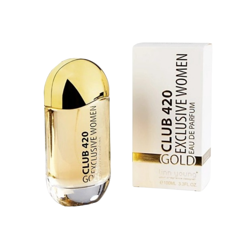 Парфумована вода жіноча LINN YOUNG CLUB 420 GOLD WOMAN EDP 100 мл. 0707