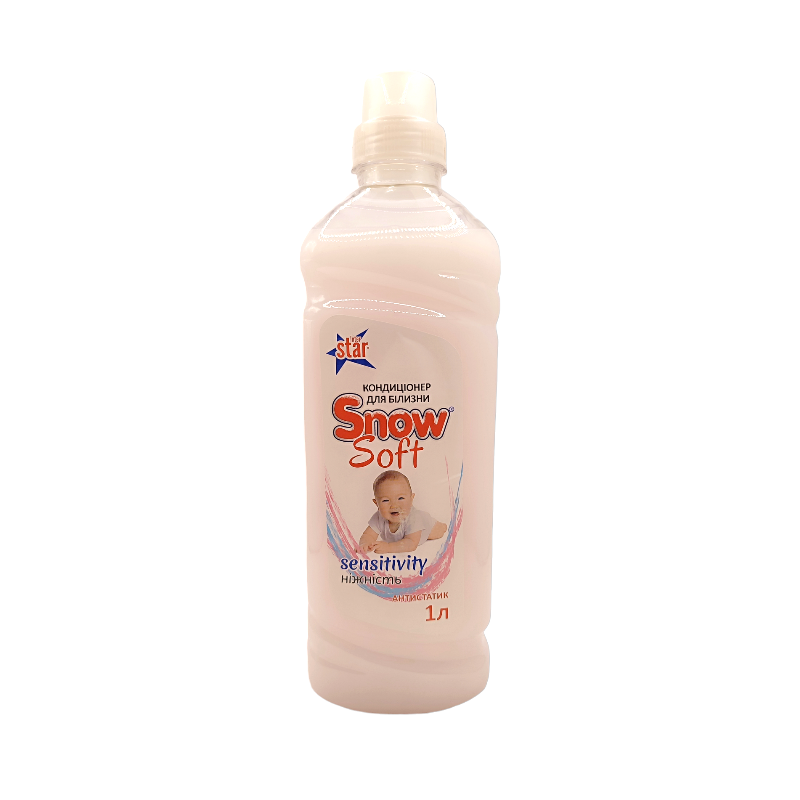 Кондиціонер для білизни Snow Soft з ароматом Ніжність 1л.