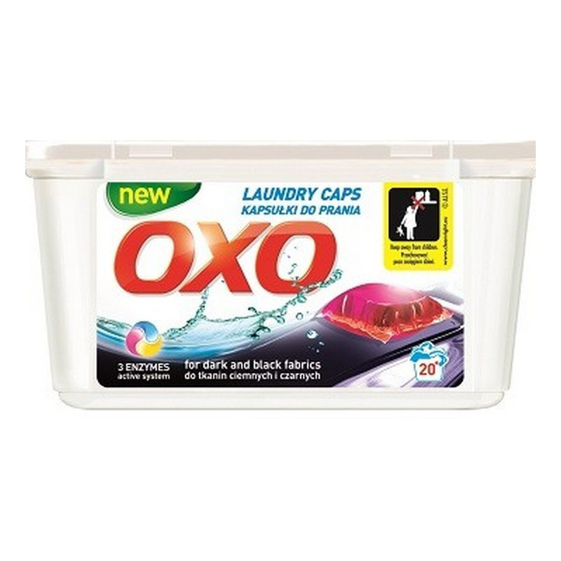 Капсули для прання кольорових тканин OXO (20 шт.)