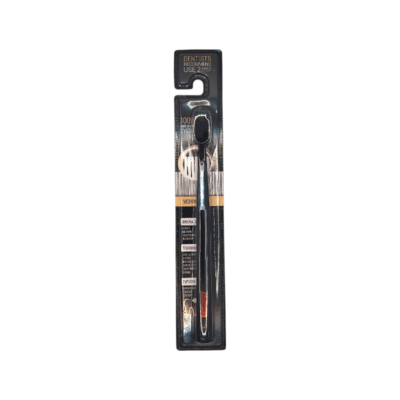 Зубна щітка CoollBright SAFE&CARE Medium Gold 9947