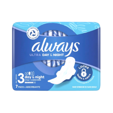 Гігієнічні прокладки ALWAYS ULTRA ароматизовані Ultra day&Night р. 3 7 шт. 6 к. 2306