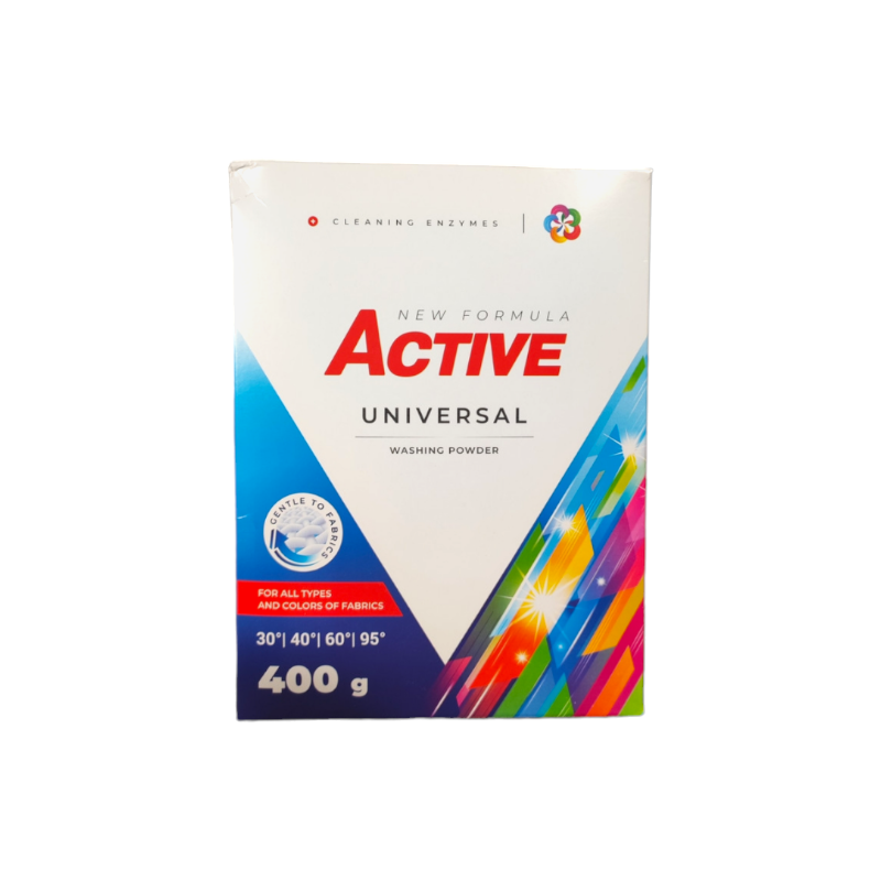 Пральний порошок Active автомат 400 г. універсальний
