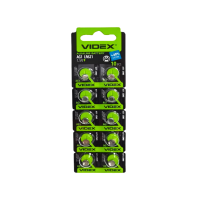 Батарейка Videx АG1 LR621 (продаємо планшет 10 шт.) 1734