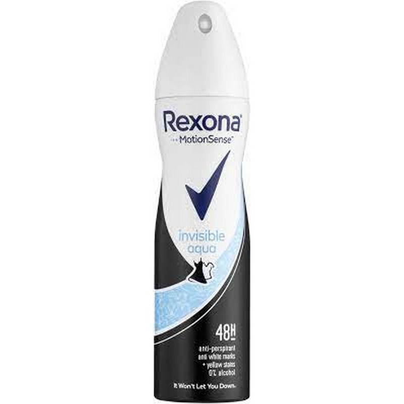 Антиперспірант аерозоль Rexona Invisible Aqua 150 мл 5733