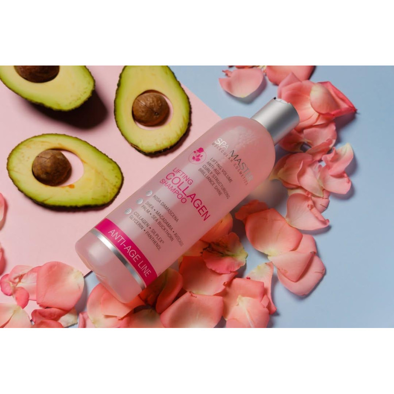 Шампунь зволожувальний Spa Master Prof ROSES LINE 220 SM з екстрактом болгарської троянди 330 мл.