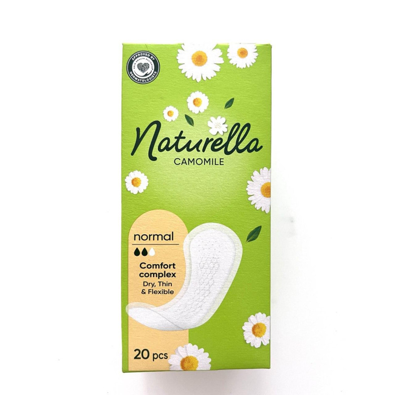 Щоденні гігієнічні прокладки NATURELLA Camomile Нормал Single 20 шт.