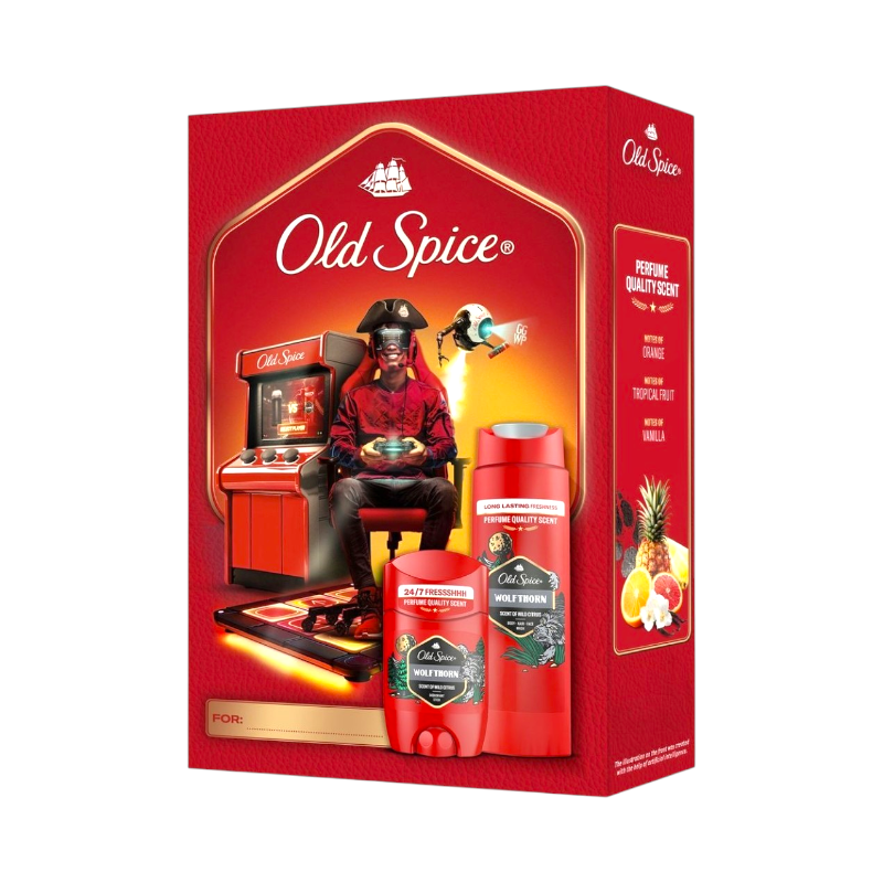 Набір Old Spice Gamer Wolfthorn Дезодорант-стік 50 мл + Гель для душу 250 мл.