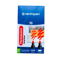 Маркер Centropen красный 2,5мм. 10 шт 6918
