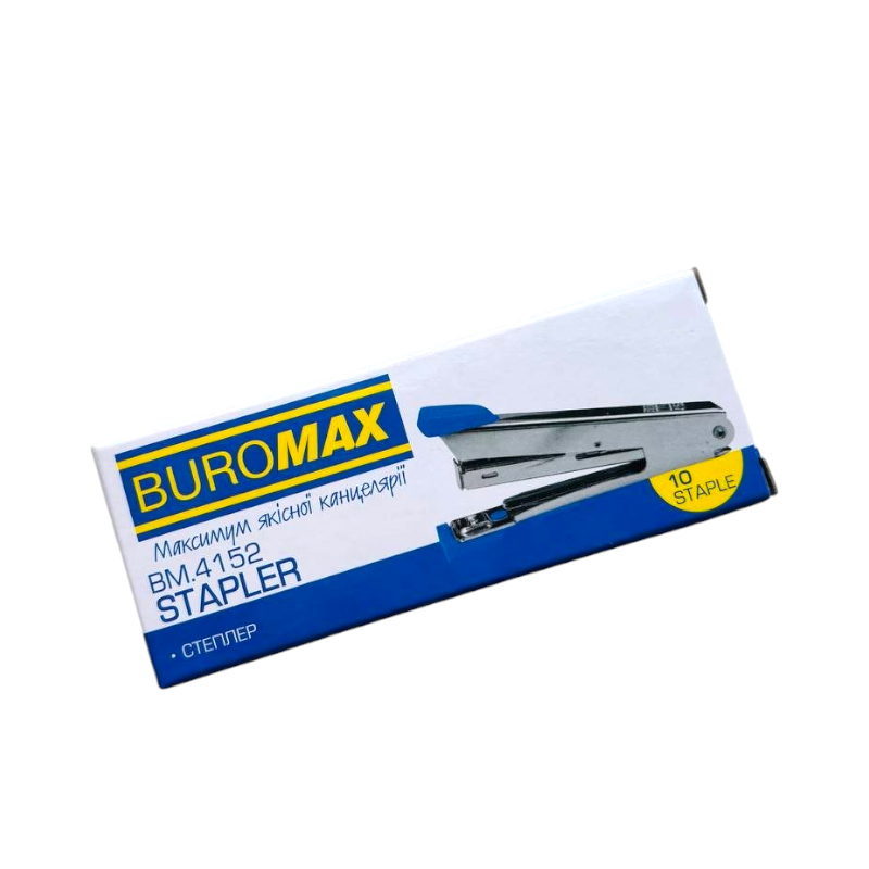 Степлер металевий BUROMAX скоба №10 6200