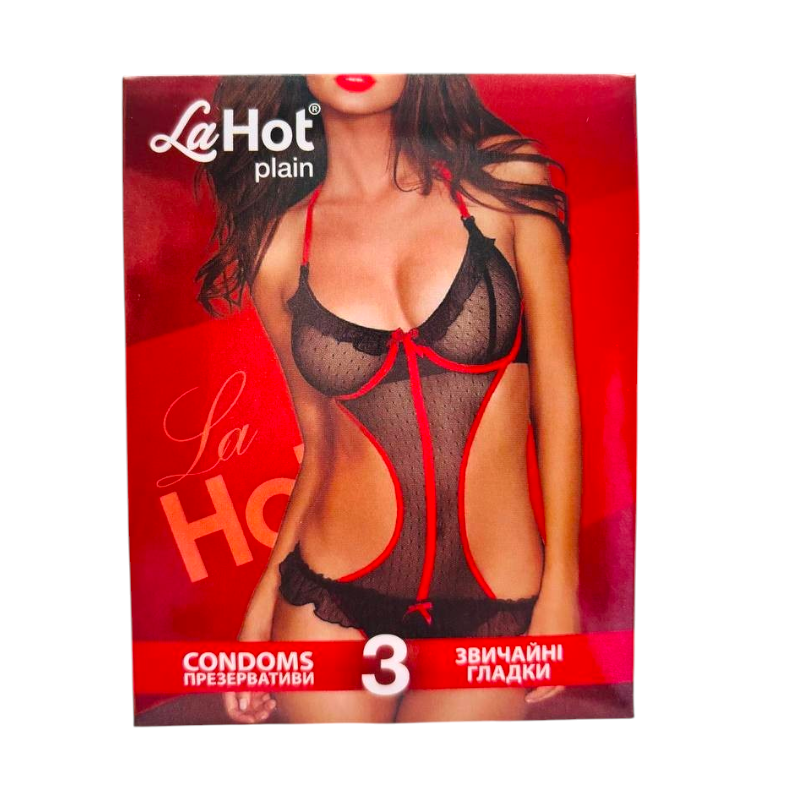 Презервативи La Hot Plain гладкі 3 шт.