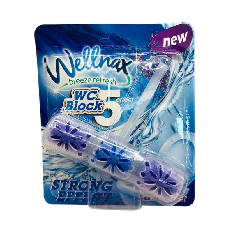 Туалетний блок для унітаза Wellnax Strong Effect Lavender Лаванда 57 г.