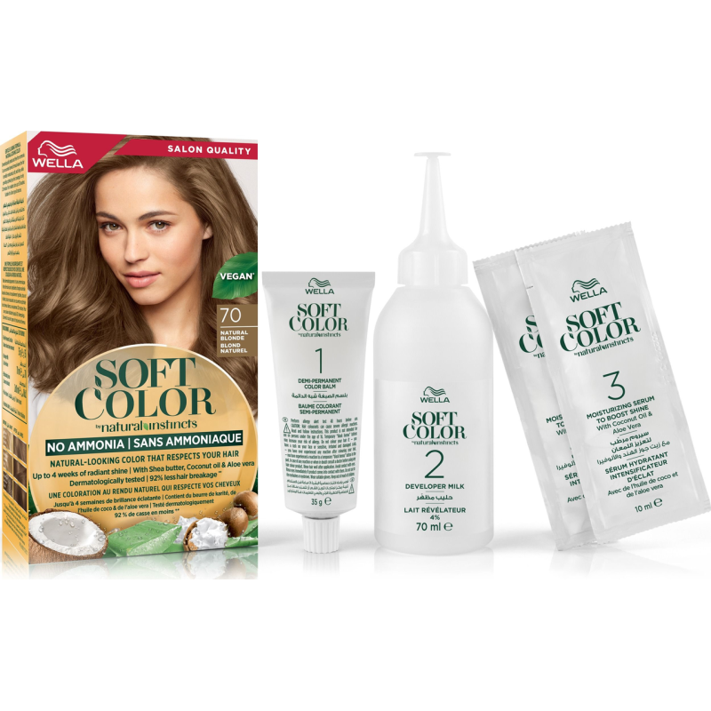 Фарба для волосся безаміачна Wella Soft Color 70 Натуральний блонд 35 г 5784