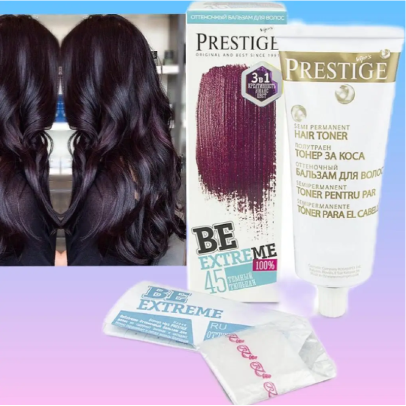 Тонувальний бальзам PRESTIGE Be ExTreme 45 Темний тюльпан 9534 Уцінка