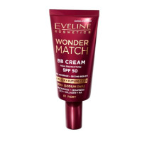 Тональний крем EVELINE BB WONDER MATCH SPF 50 01 ivory 30 мл 1776
