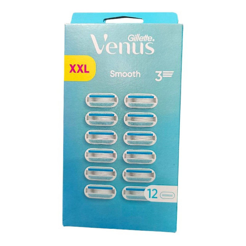 Картриджі Gillette Venus Smooth 3 паковання 12 шт 7752