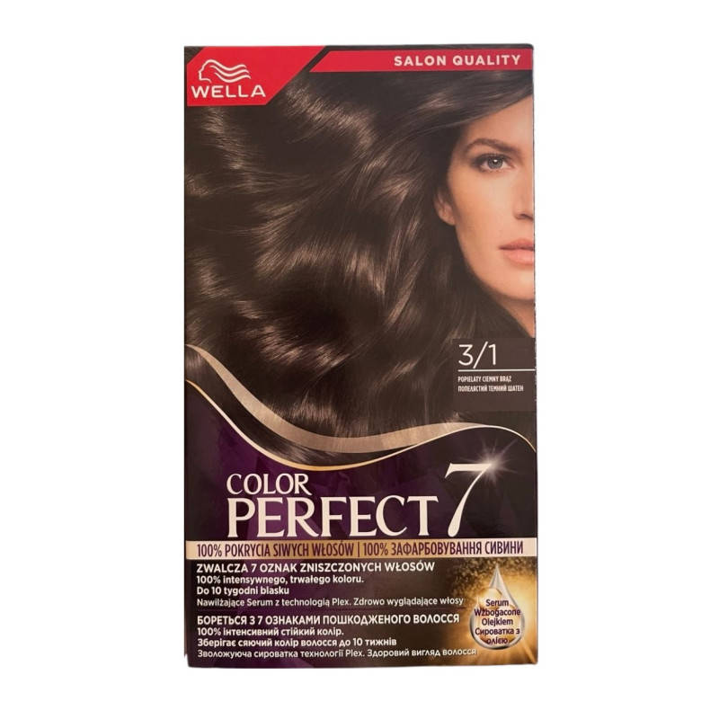 Крем-фарба для волосся Wella Color Perfect 3/1 Попелястий темний шатен 135 мл 8284
