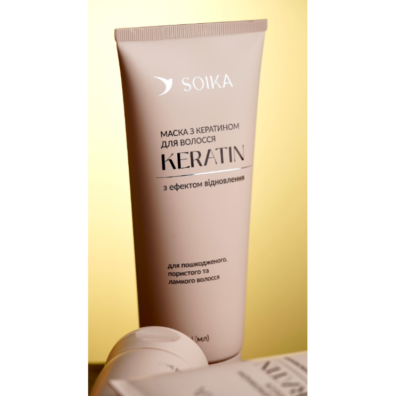 Маска для волосся SOIKA KERATIN з ефектом відновлення 200 мл 2439